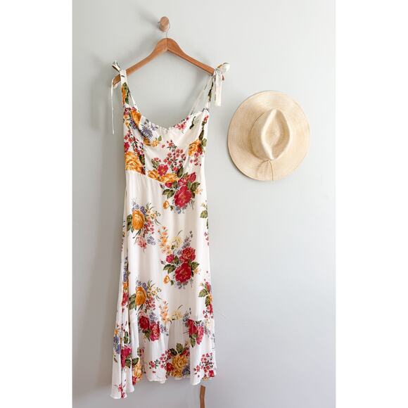 Reformation | NWT Nikita Dress in Floral Bouquet | Sz 10 - Picture 2 of 12